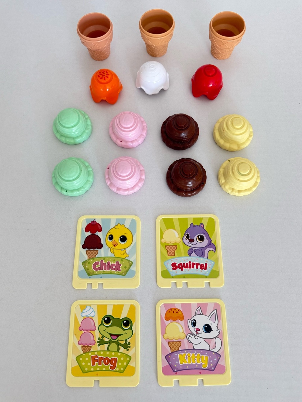 Leap Frog Scoop and Learn Ice Cream Cart Replacement Parts Cones Toppings Scoops